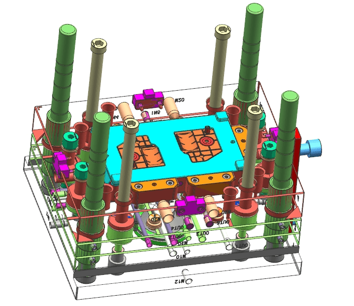 蘇州精密模具設計,冷流道模具母模